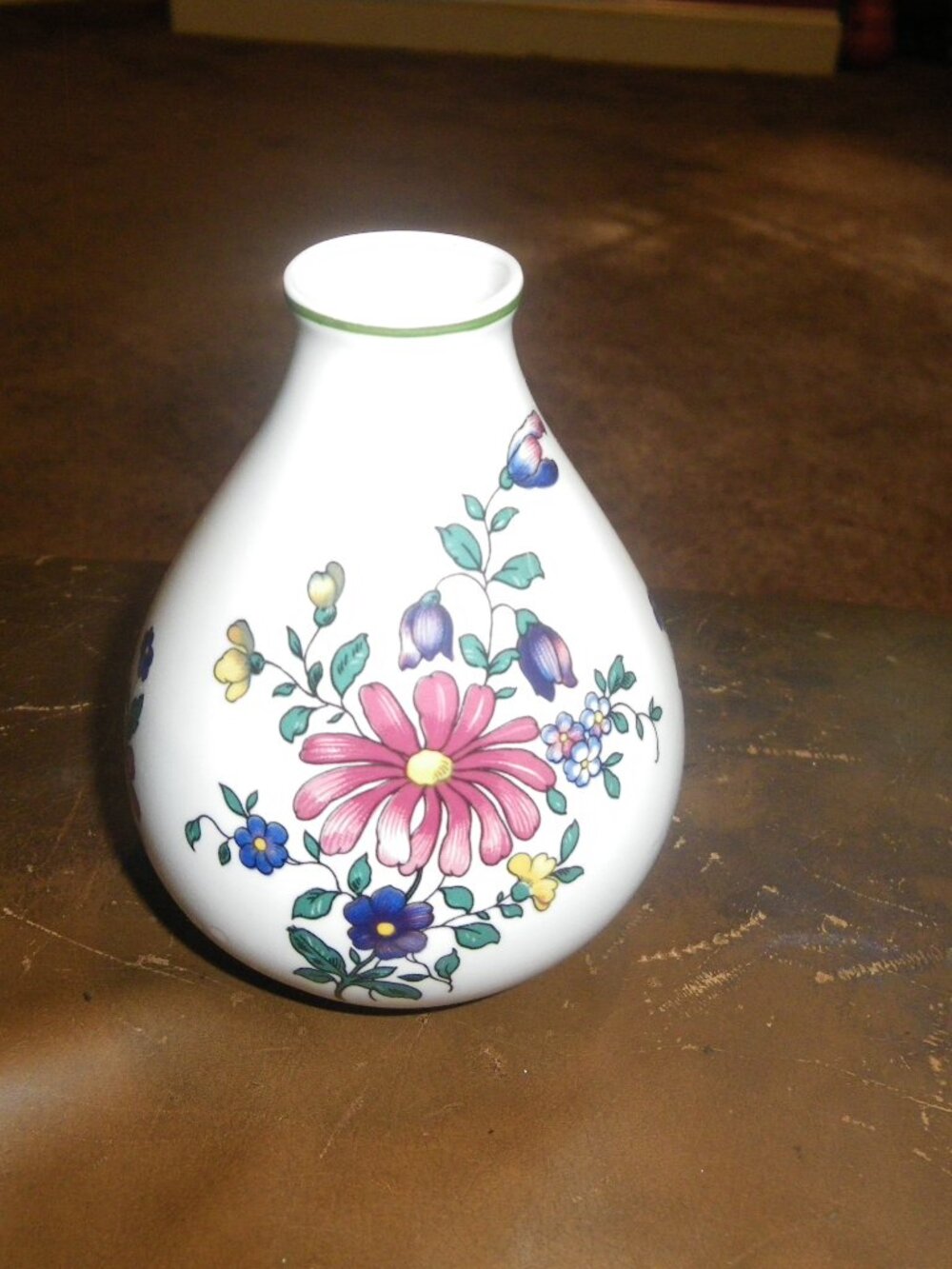 Vintage Small Porcelain Floral Vase Villeroy & Boch Germany Alt StraBburg
